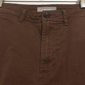 Everlane wide leg cropped pants!!